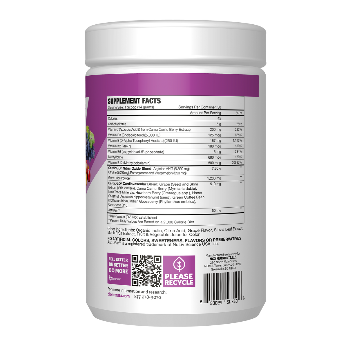 CardioGO - Juicy Grape Flavor