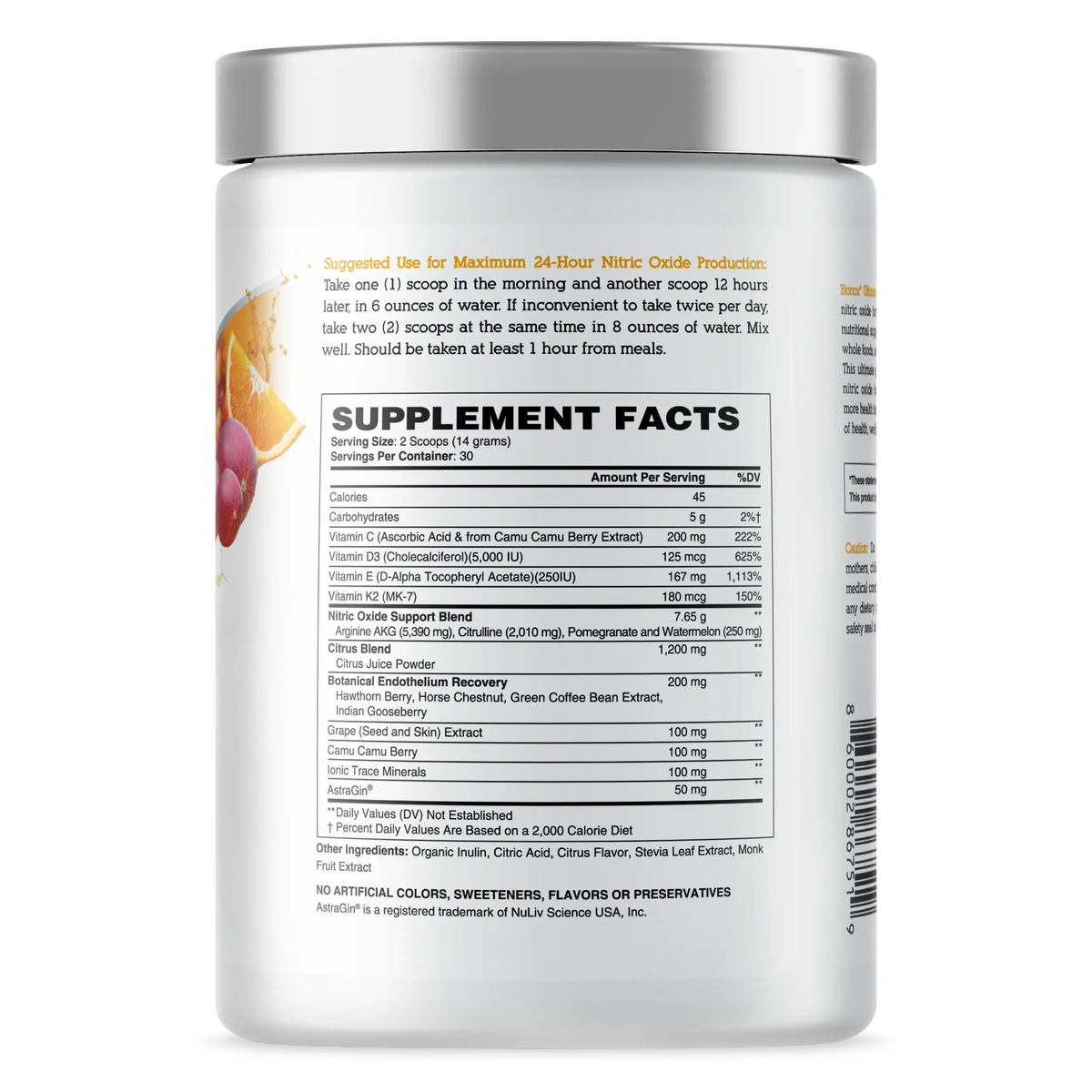 Ultimate Nitric Oxide Nutrition - Large - 30 Day Supply