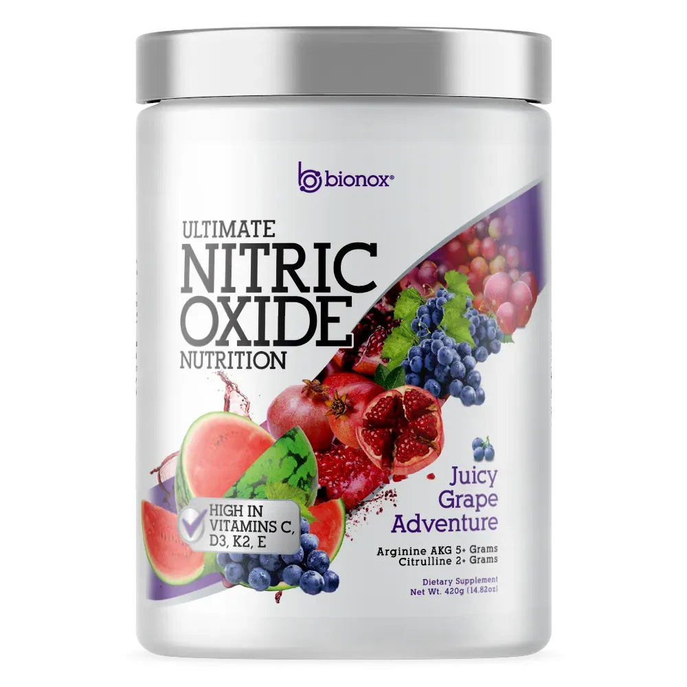 Ultimate Nitric Oxide Nutrition Juicy Grape Adventure Flavor - Large - 30 Day Supply