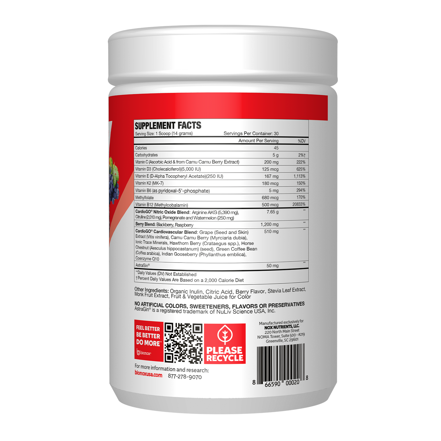 CardioGO - Berry Burst Flavor