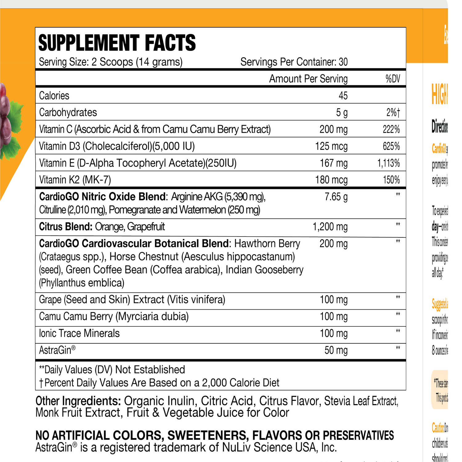 CardioGO - Citrus Splash Flavor